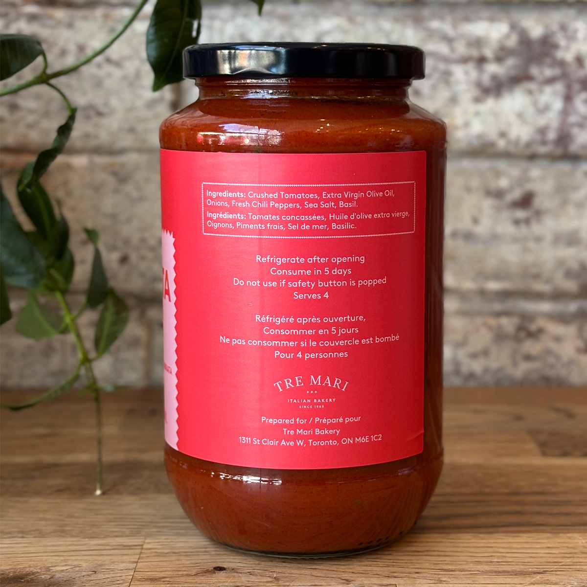 Tre Mari Arrabbiata Sauce