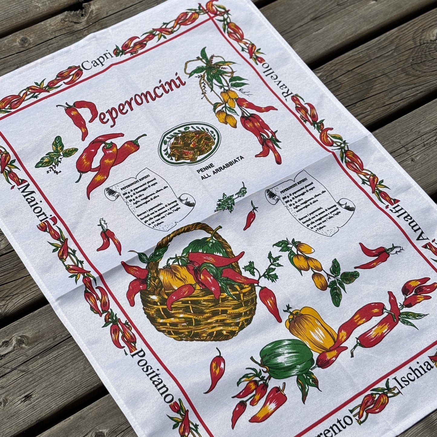 Italian Mapina Tea Towels