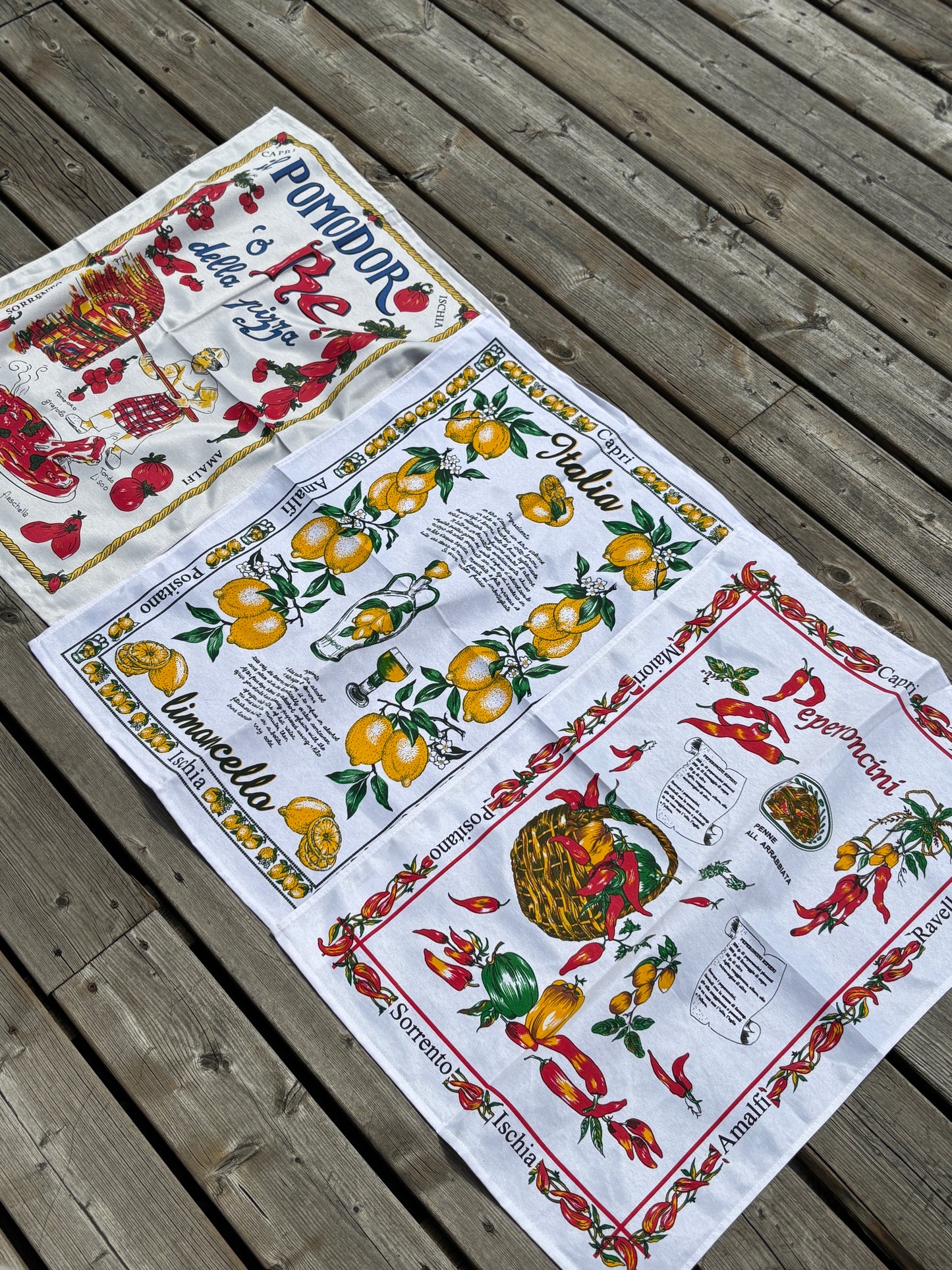 Italian Mapina Tea Towels