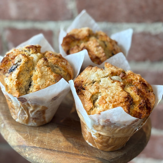 Blueberry White Chocolate Muffin