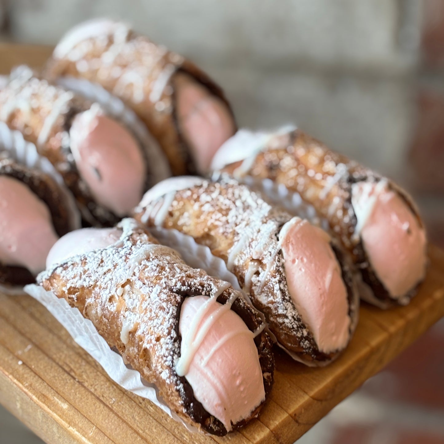 Strawberry Chantilly Cannoli